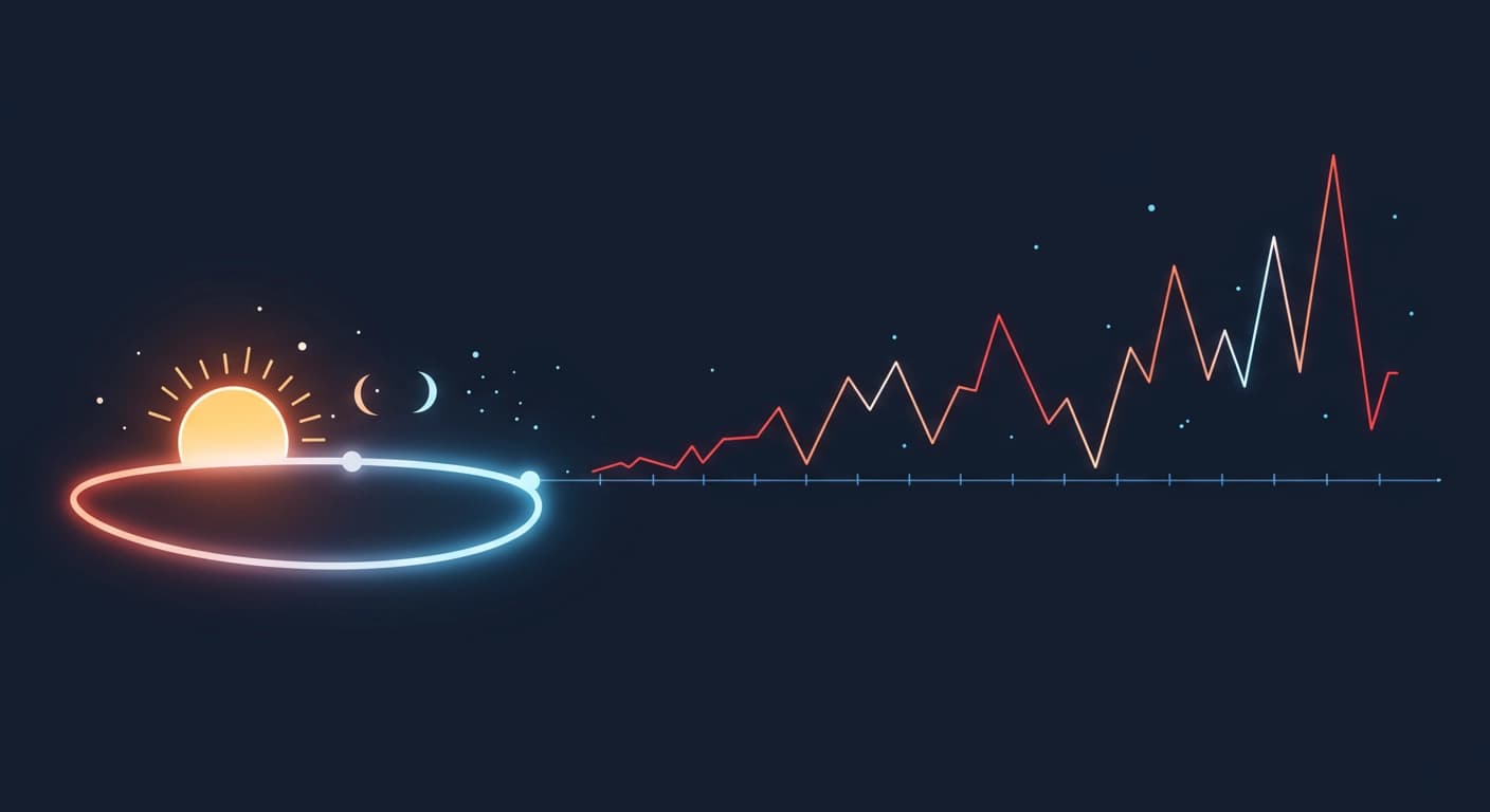 Illustrazione del disallineamento tra il ritmo circadiano naturale e gli orari sociali irregolari.